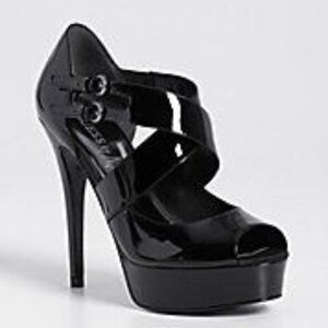 NEW GUESS BY MARCIANO BLACK MAVA SHOES SZ 9.5